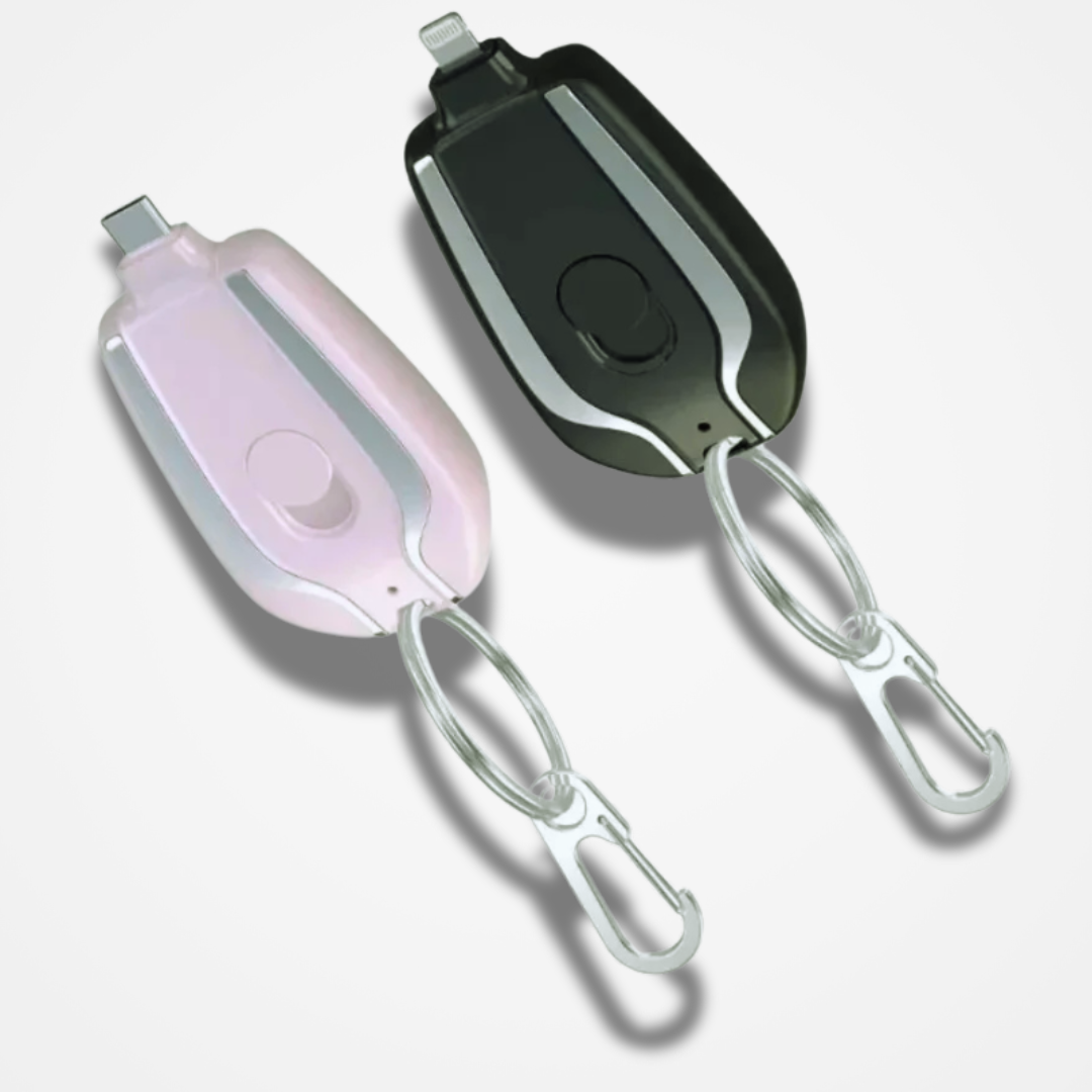 Carregador de Celular Portatil Estilo Chaveiro - para Android e Iphone