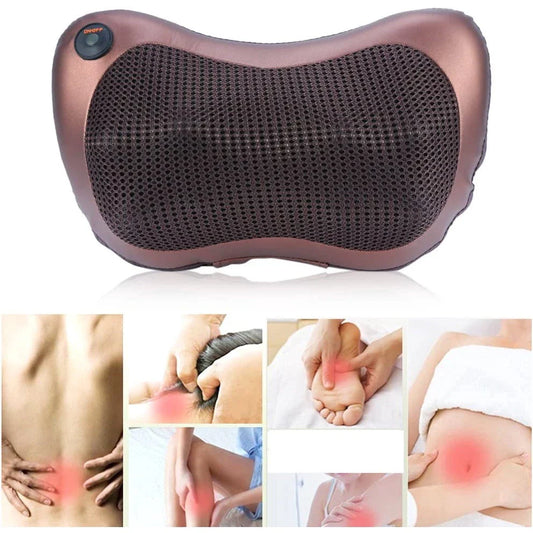 Massageador Almofada, Shiatsu, Rotativa com Infravermelho para Massagem dos Pés, Lombar e Pescoço