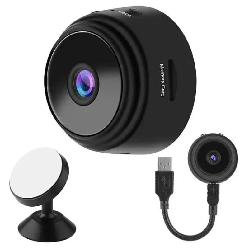 Mini Câmera, Sem fio, com Visao Noturna para Vigilancia e Monitoramento com Seguranca e Praticidade