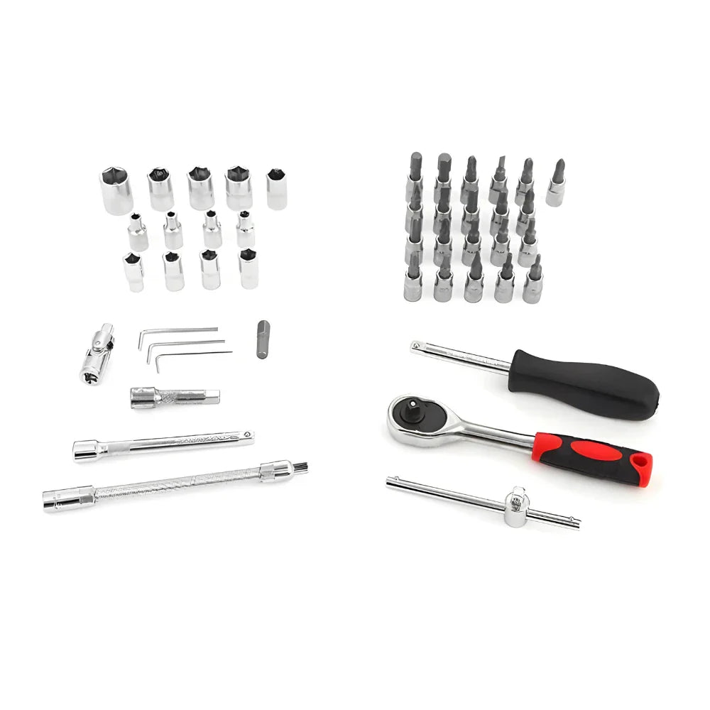 Kit De Ferramentas com 46 Peças para Manutenção e Reparo - Com Maleta Pratica e Organizada