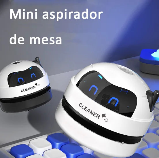Mini Aspirador de Mesa para Teclado - Limpeza de Pó e Migalhas, Prático e Eficiente