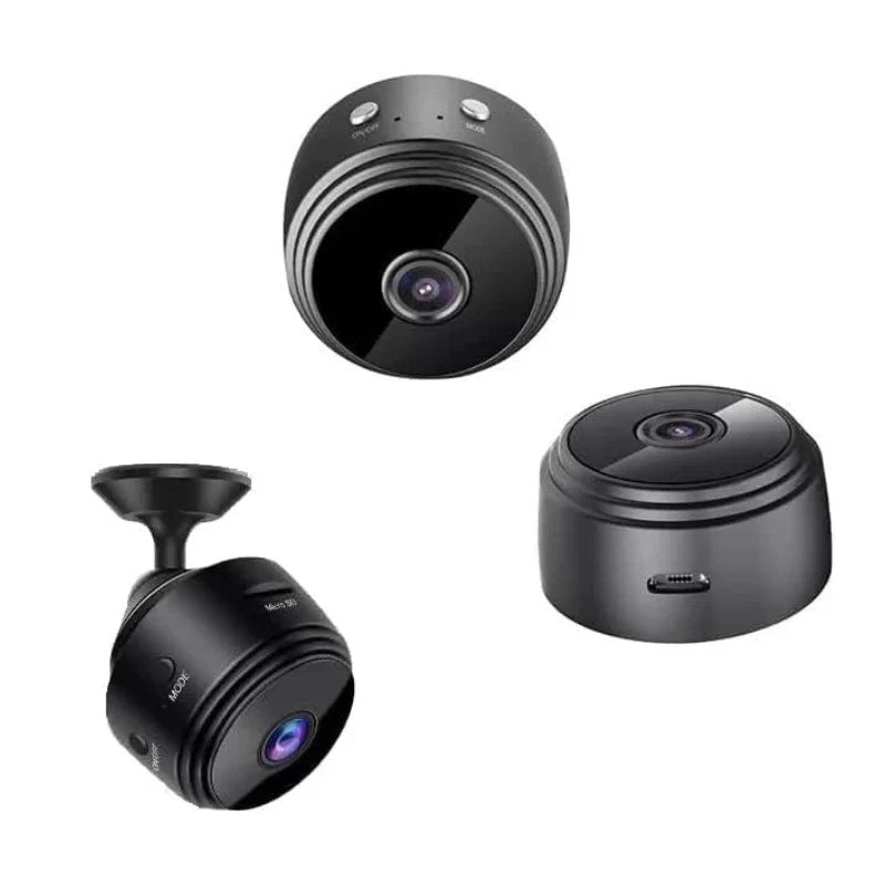 Mini Câmera, Sem fio, com Visao Noturna para Vigilancia e Monitoramento com Seguranca e Praticidade