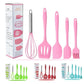 Kit de 5 Utensílios de Cozinha - Cores Sortidas - Design Resistente e Moderno