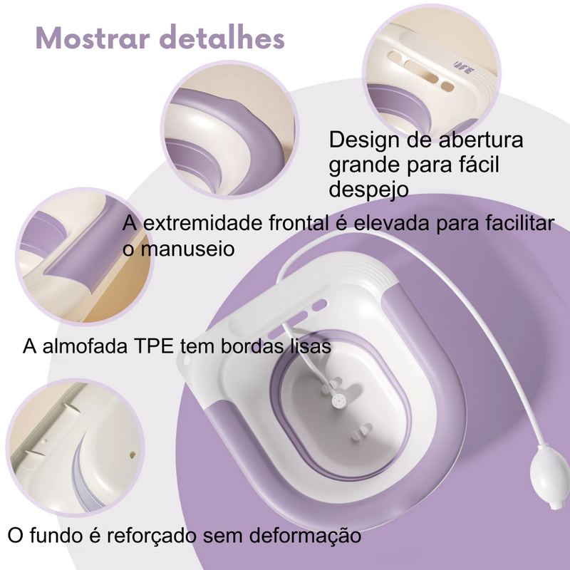 Bidê Portátil Com Ducha Higiênica - Infinita Saúde