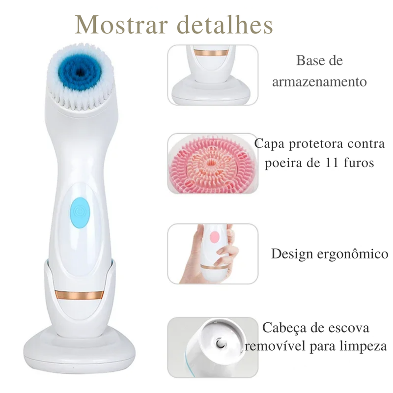 Escova Elétrica De Limpeza Facial