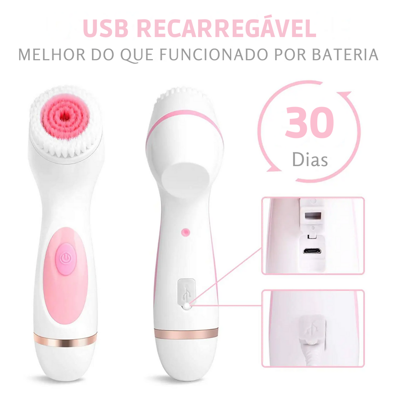 Escova Elétrica De Limpeza Facial