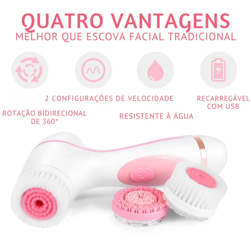 Escova Elétrica De Limpeza Facial