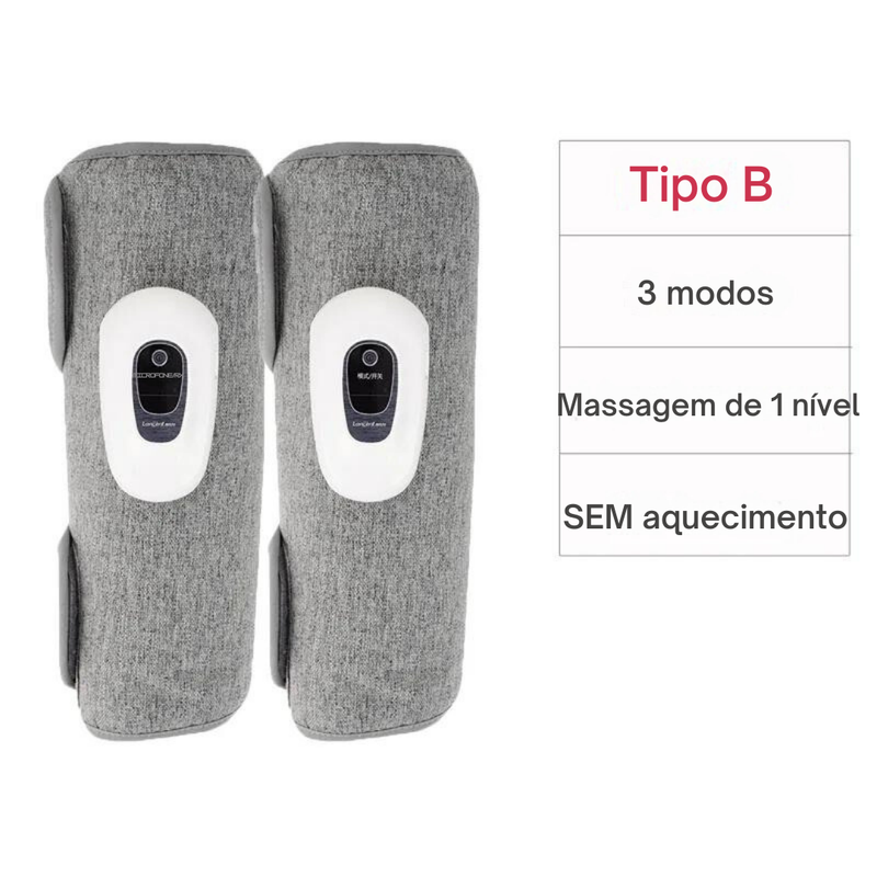 Massageador Elétrico Com Aquecimento Para Perna E Panturrilha