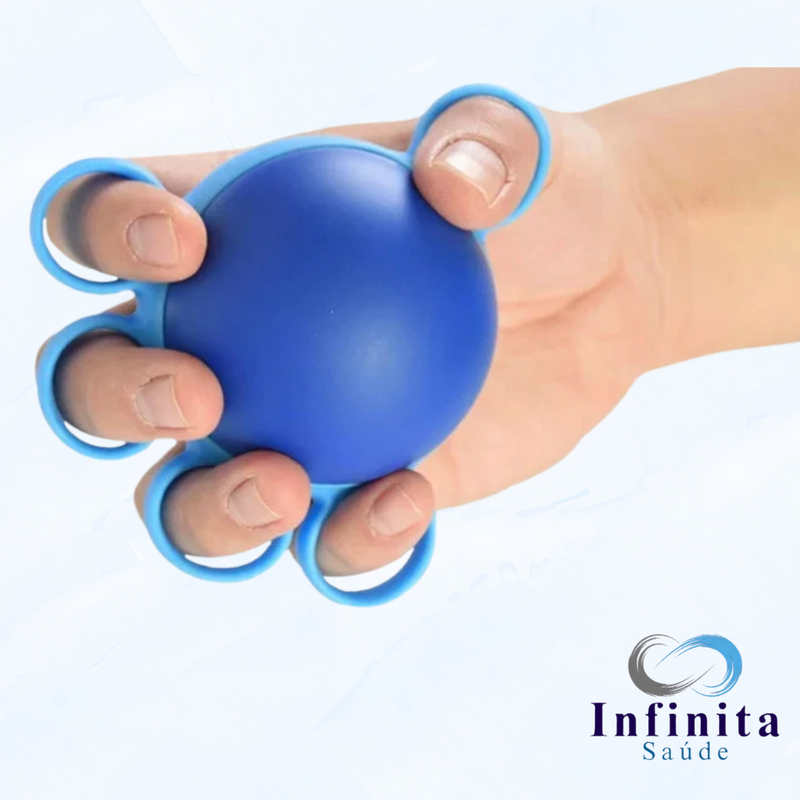 Bola de Silicone para Fisioterapia para Mão - Infinita Saúde