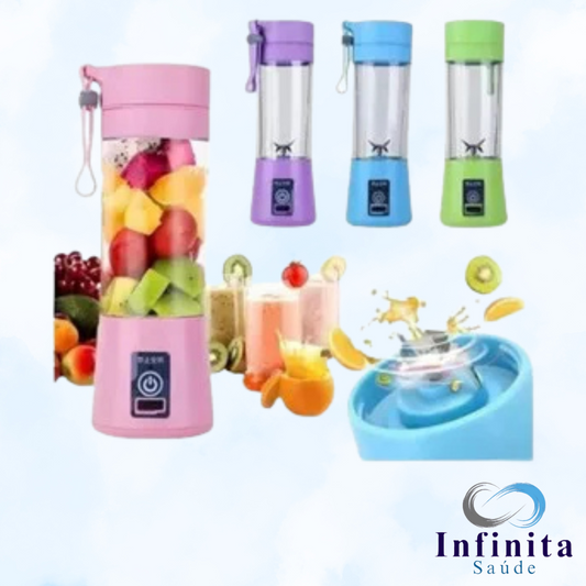 Mini Liquidificador 6 Lâminas Usb Portátil Recarregável