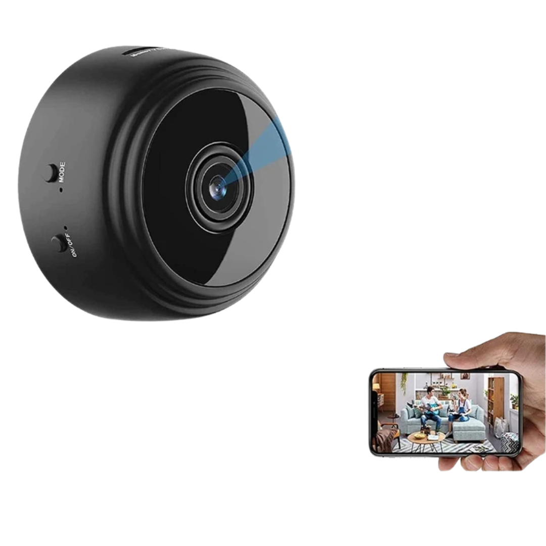 Mini Câmera A9, Sem fio 1080p, Visao Noturna: Monitoramento com Segurança e Praticidade!