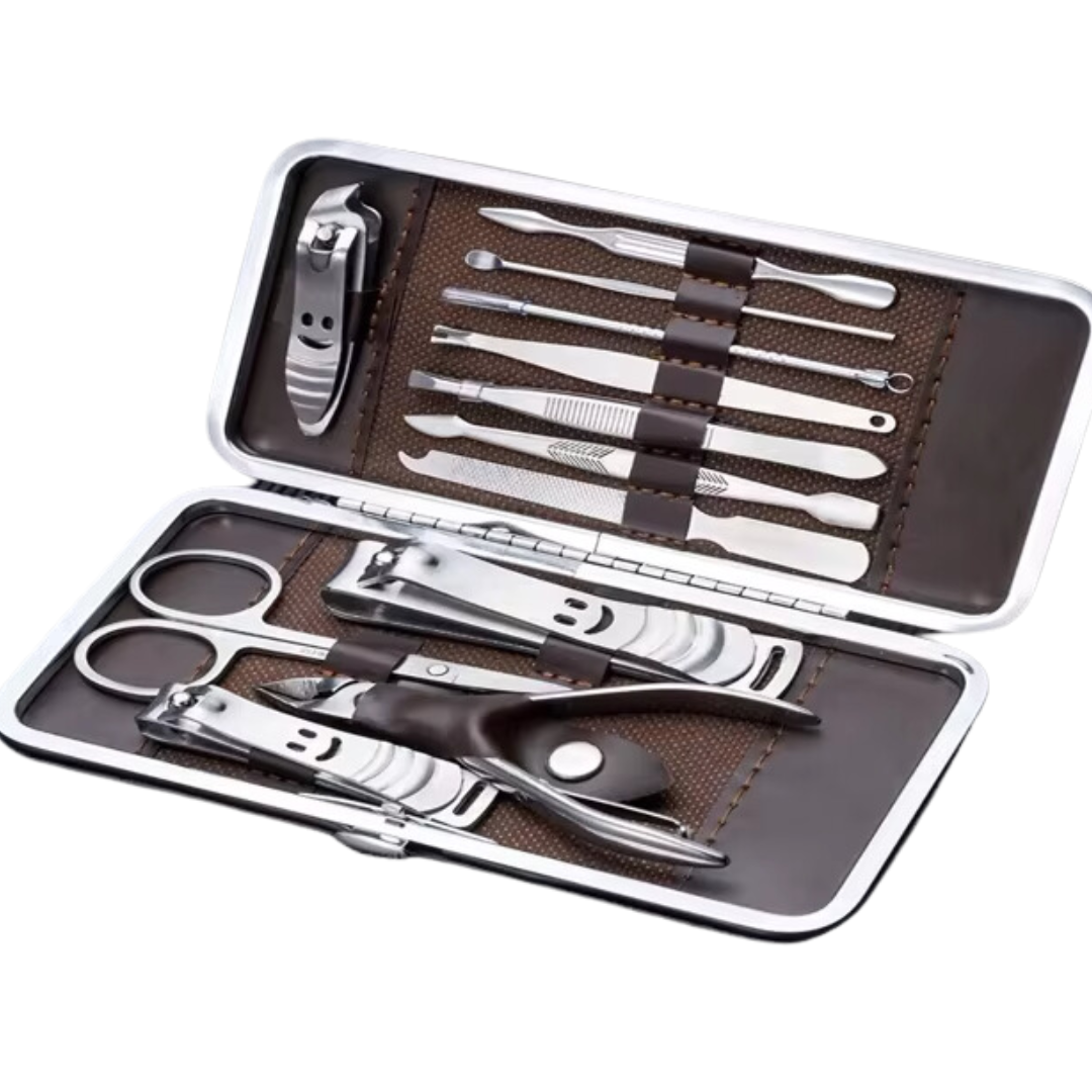 Kit Cortador De Unha, Portatil, Estojo Completo