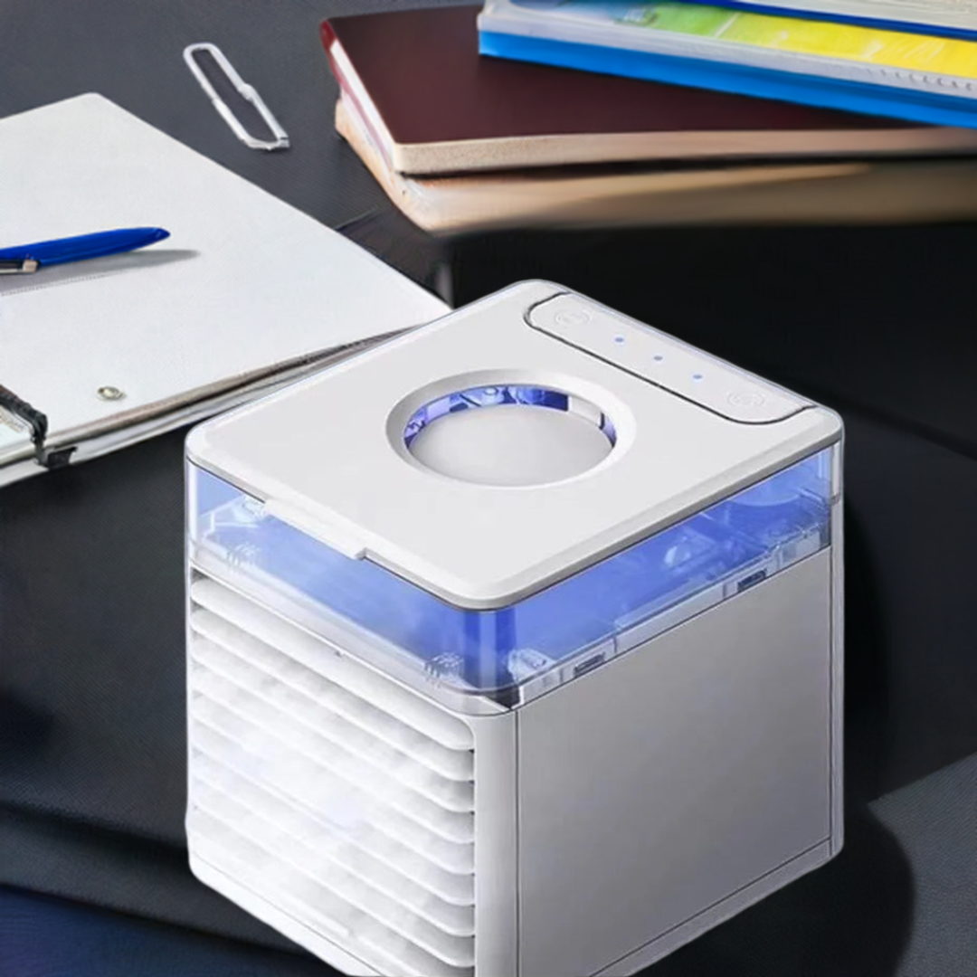 Mini Ar Condicionado para Casa, Escritorio e qualquer local e momento nos dias de calor.