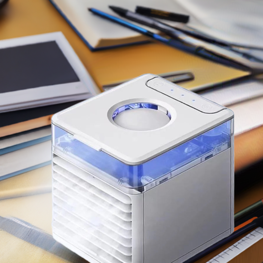Mini Ar Condicionado para Casa, Escritorio e qualquer local e momento nos dias de calor.