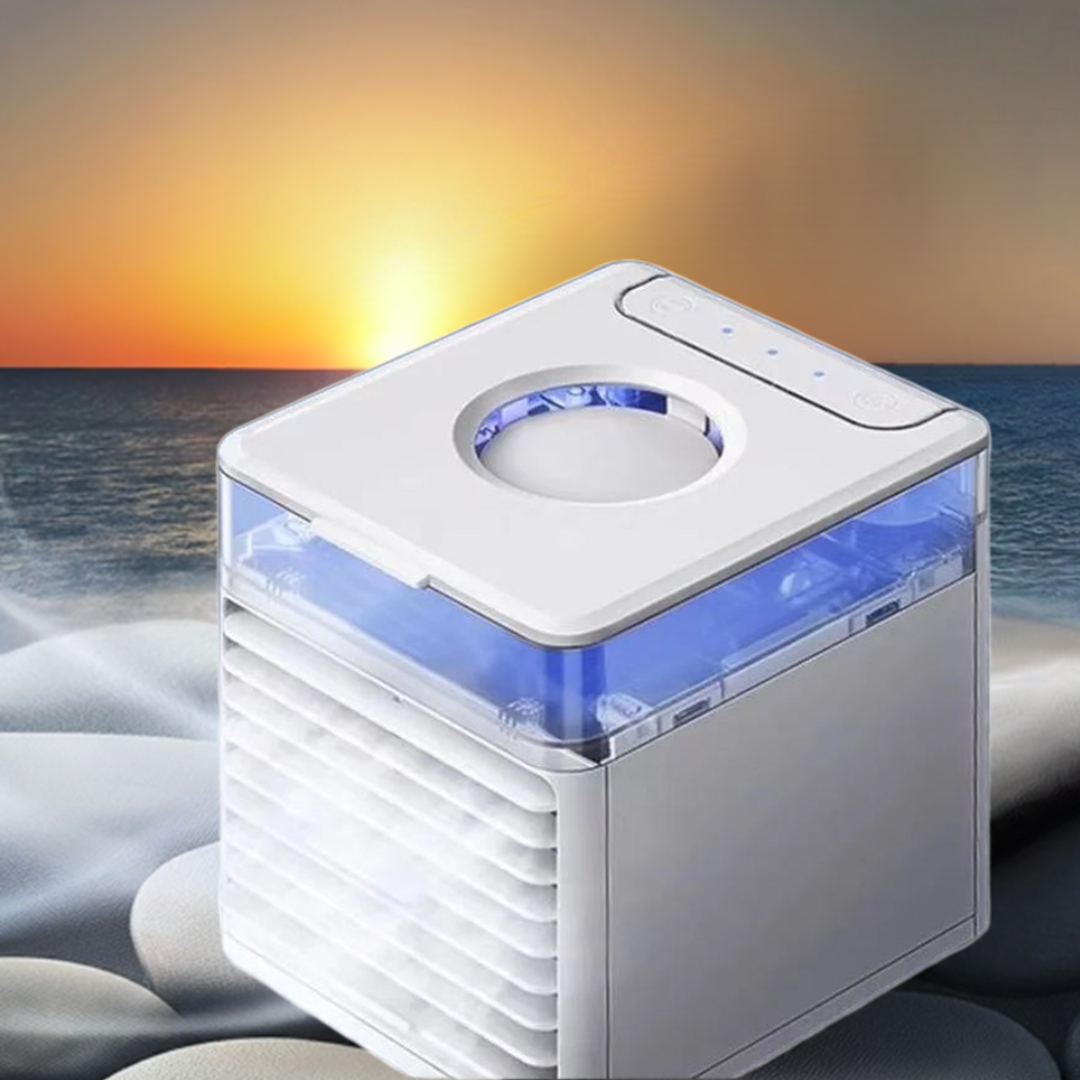 Mini Ar Condicionado para Casa, Escritorio e qualquer local e momento nos dias de calor.