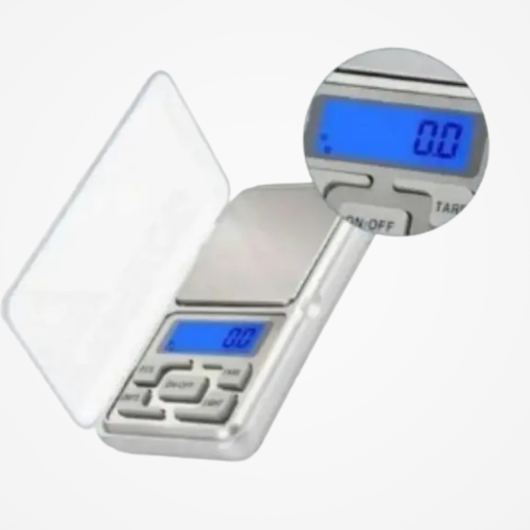 Mini Balança Digital de Bolso - Alta Precisão 01g Até 500g