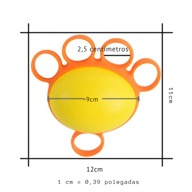 Bola de Silicone para Fisioterapia para Mão - Infinita Saúde