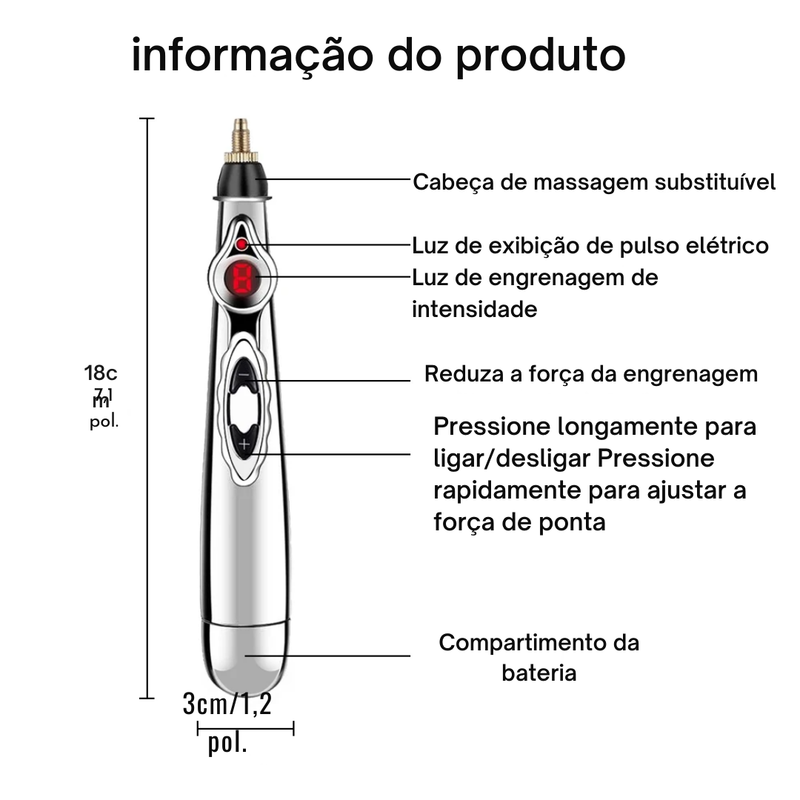 Caneta de Acupuntura Eletrônica