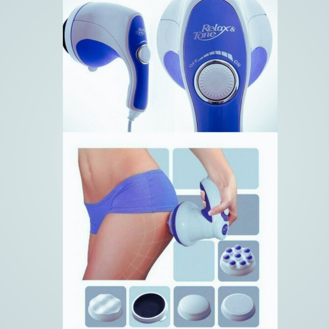 Massageador Spin Relax Tone Orbital para Drenagem Linfática Profissional