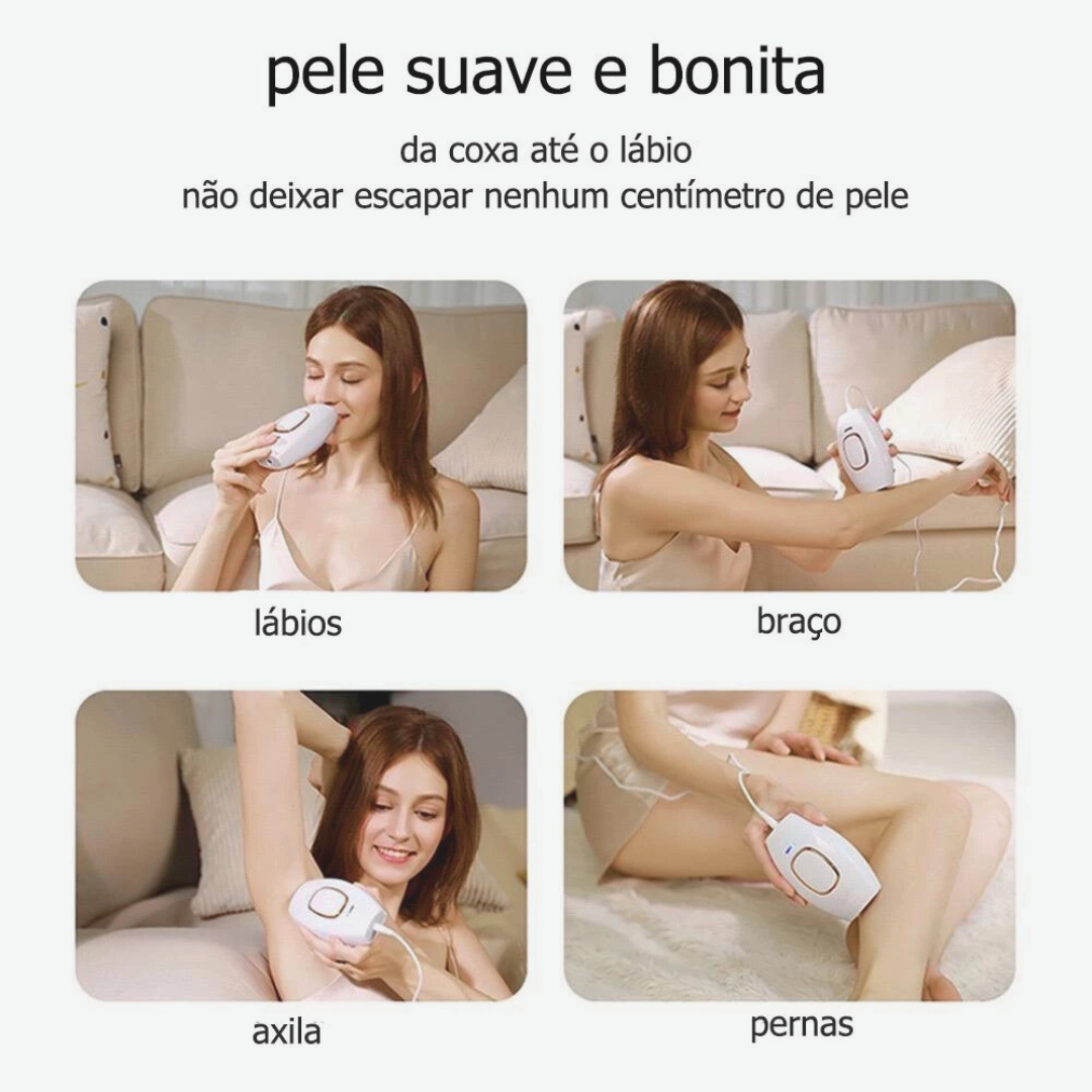 Depilador a Laser para Remoção Permanente dos Pelos