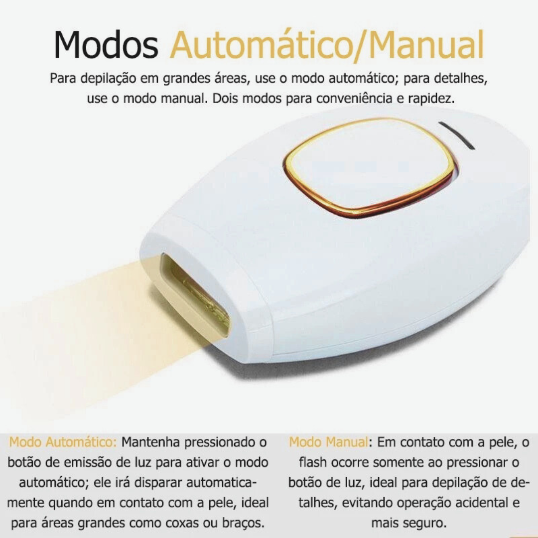 Depilador a Laser para Remoção Permanente dos Pelos