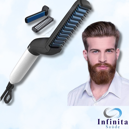 Pente Elétrico, Modelador, Alisador de Barba e Cabelo