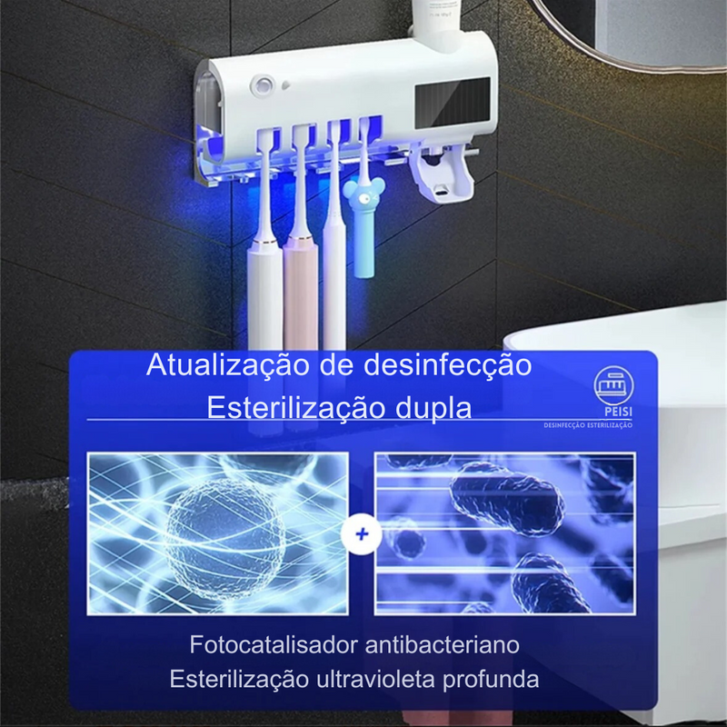 Esterilizador de Escovas de Dente com Luz UV