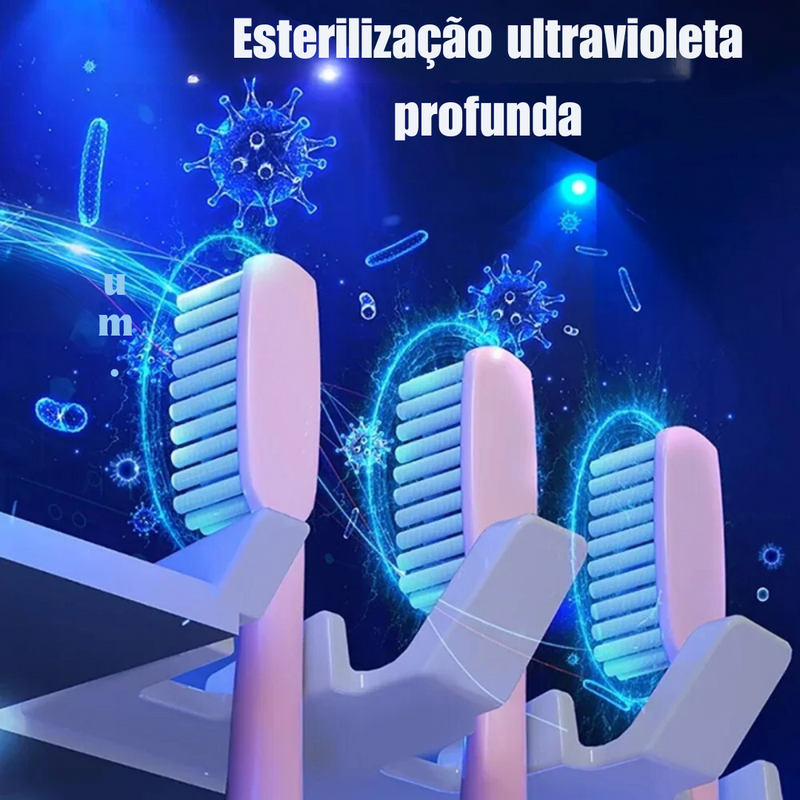 Esterilizador de Escovas de Dente com Luz UV - Infinita Saúde