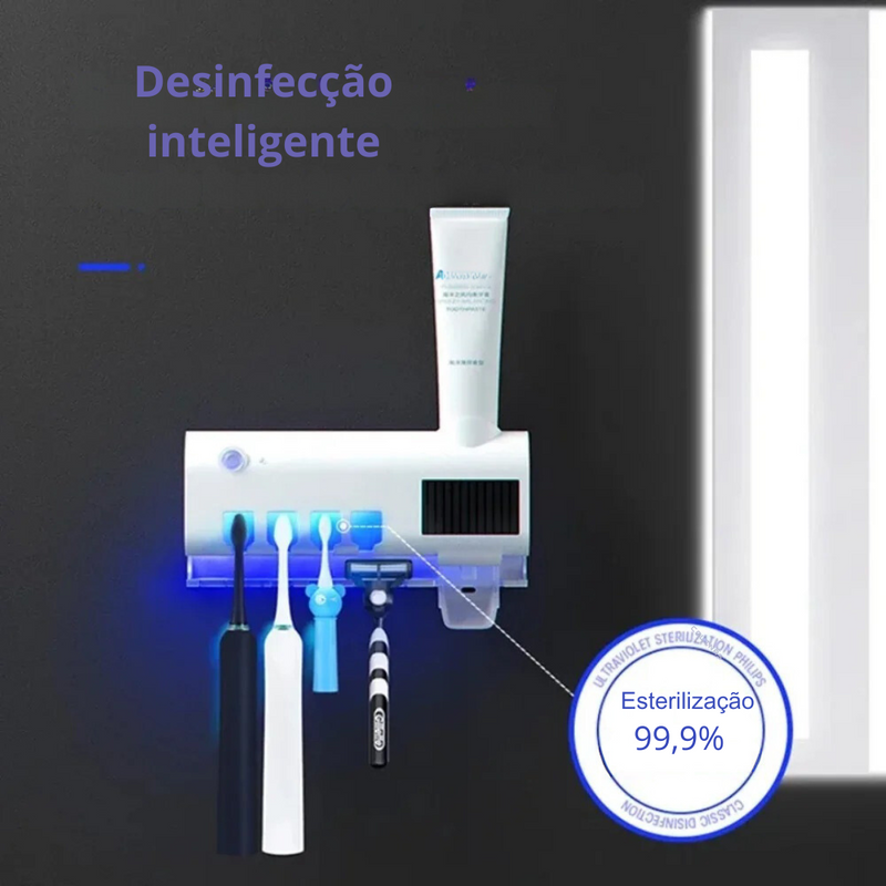 Esterilizador de Escovas de Dente com Luz UV - Infinita Saúde