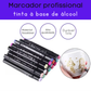 Kit de Canetas com 24 Cores para Pintar, Fazer Trabalhos Artísticos e para Estudantes Compor Material Escolar