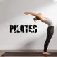 Adesivo de Parede Pilates Postura Silhuetas Fitness