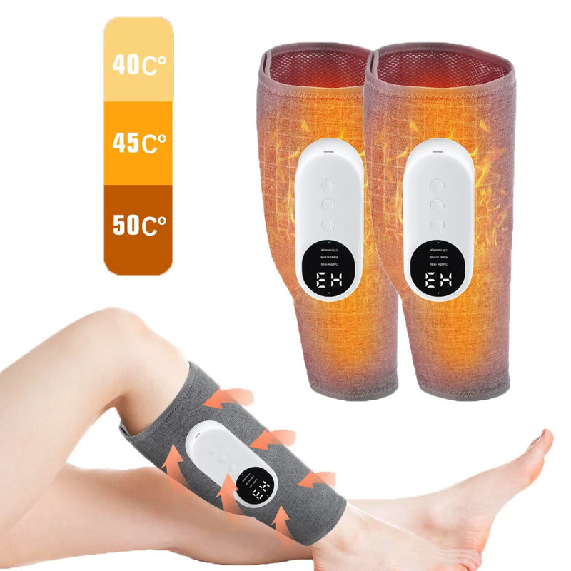 Massageador Elétrico Com Aquecimento Para Perna E Panturrilha