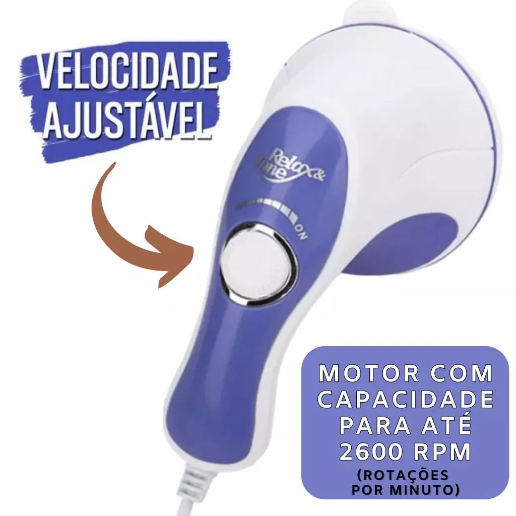 Massageador Spin Relax Tone Orbital para Drenagem Linfática Profissional