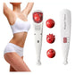 Massageador Manual Infravermelho Vibratório Percussão 6 Ponteiras