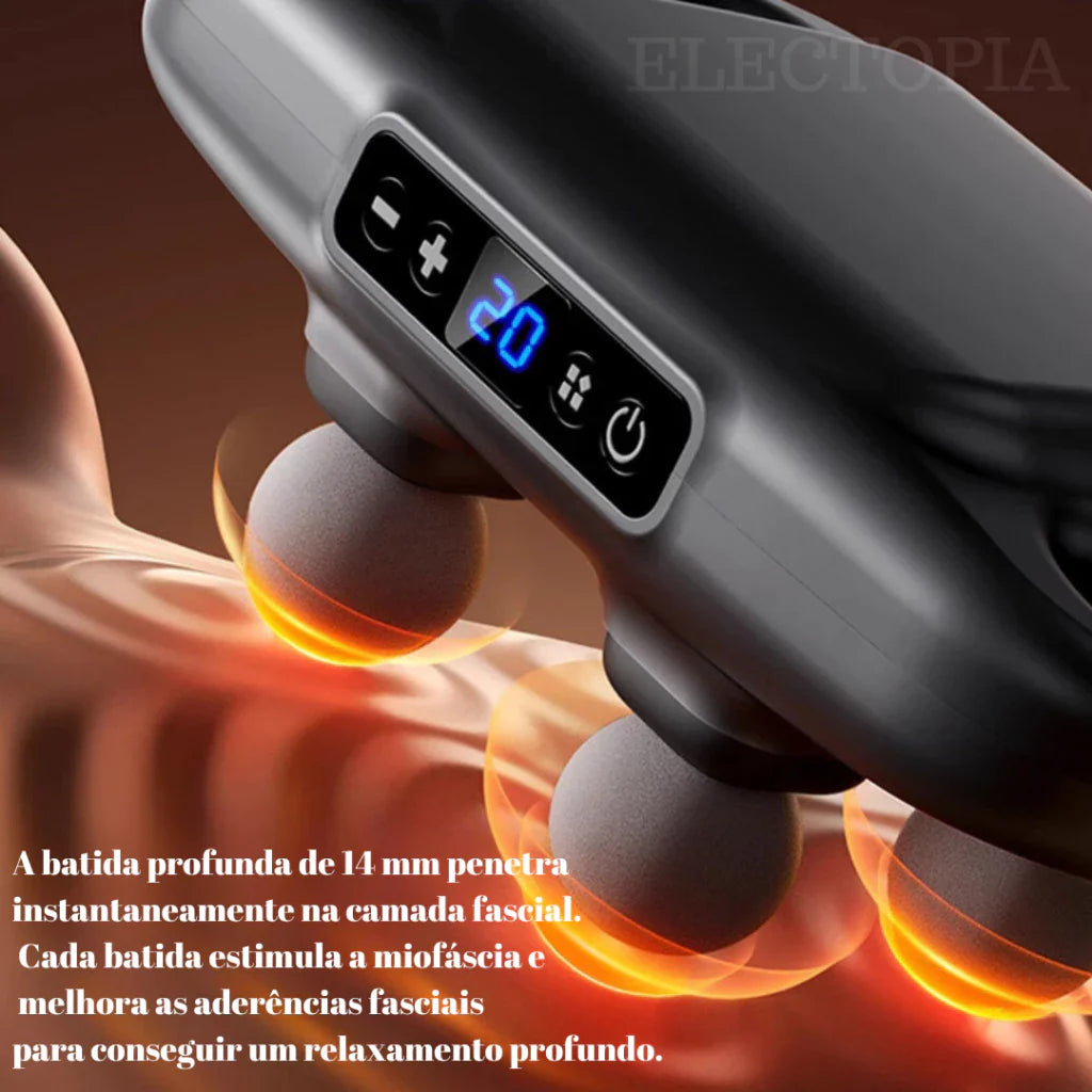 Novo Massageador para Tecido profundos com 6 pontos de Massagem