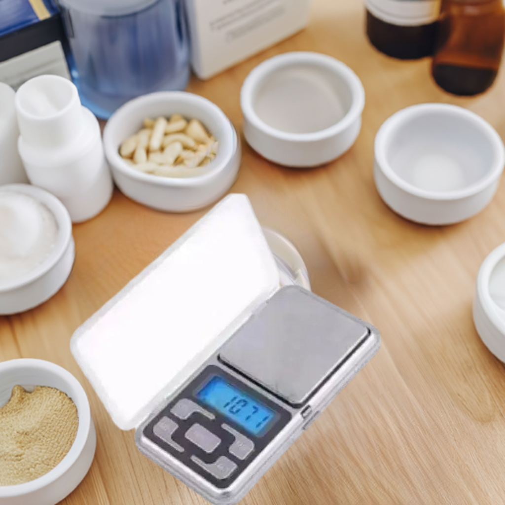 Mini Balança Digital de Bolso - Alta Precisão 01g Até 500g