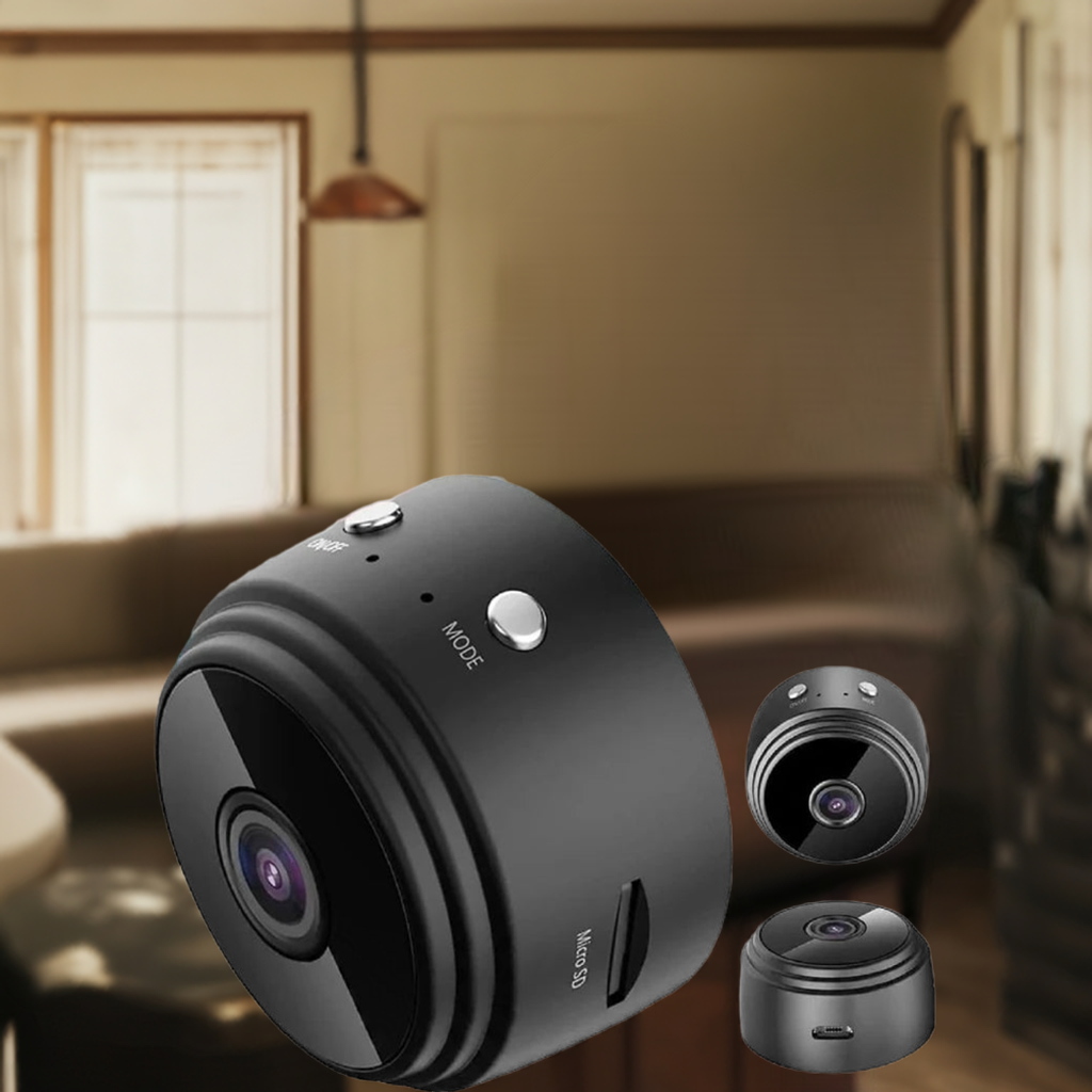 Mini Câmera, Sem fio, com Visao Noturna para Vigilancia e Monitoramento com Seguranca e Praticidade