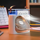 Ventilador, Umidificador de Ar - Portátil, Com Led e Reservatório de Água Embutido