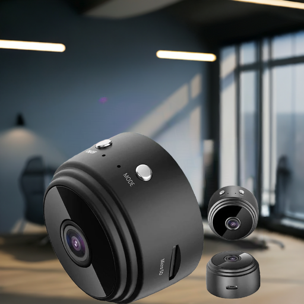 Mini Câmera, Sem fio, com Visao Noturna para Vigilancia e Monitoramento com Seguranca e Praticidade