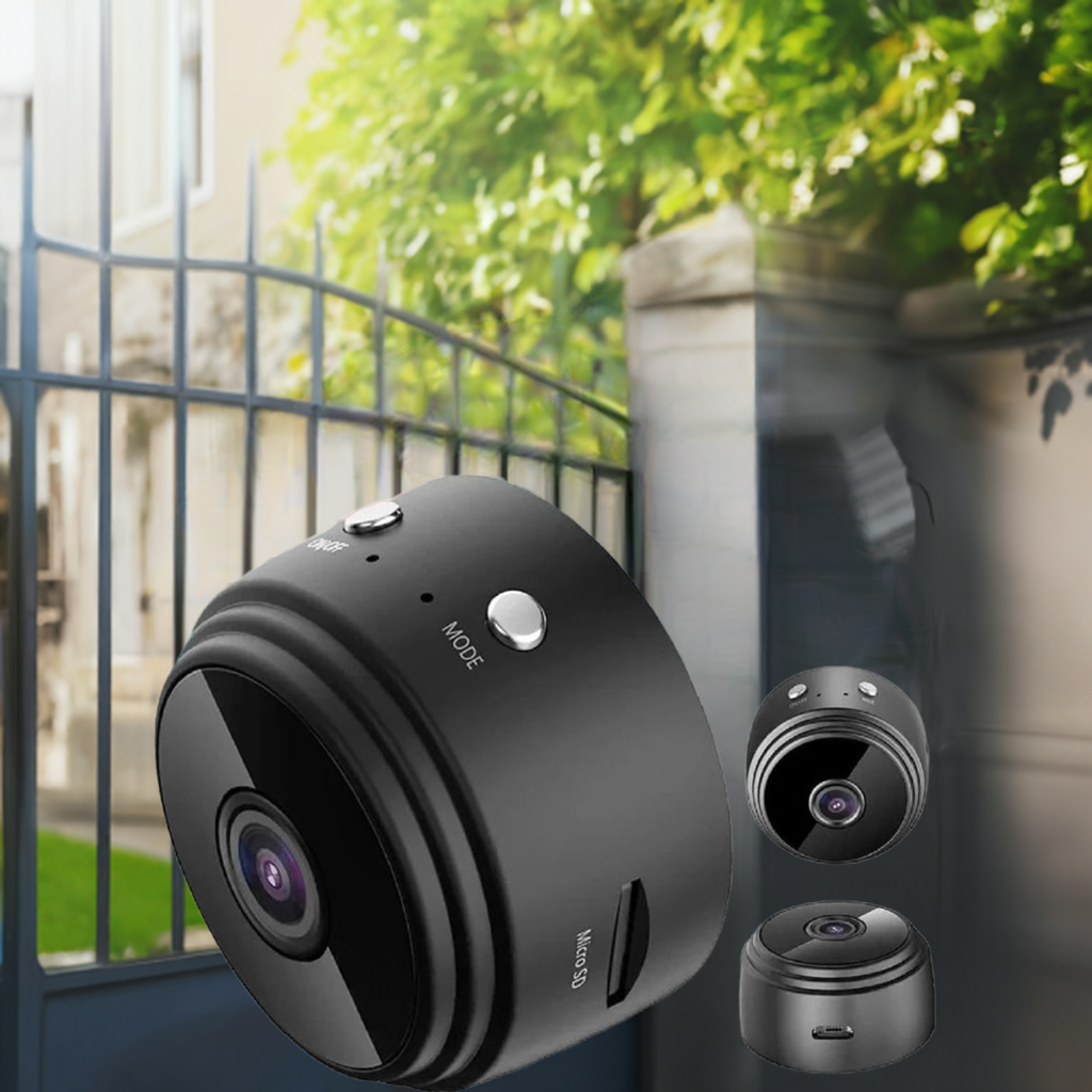 Mini Câmera, Sem fio, com Visao Noturna para Vigilancia e Monitoramento com Seguranca e Praticidade