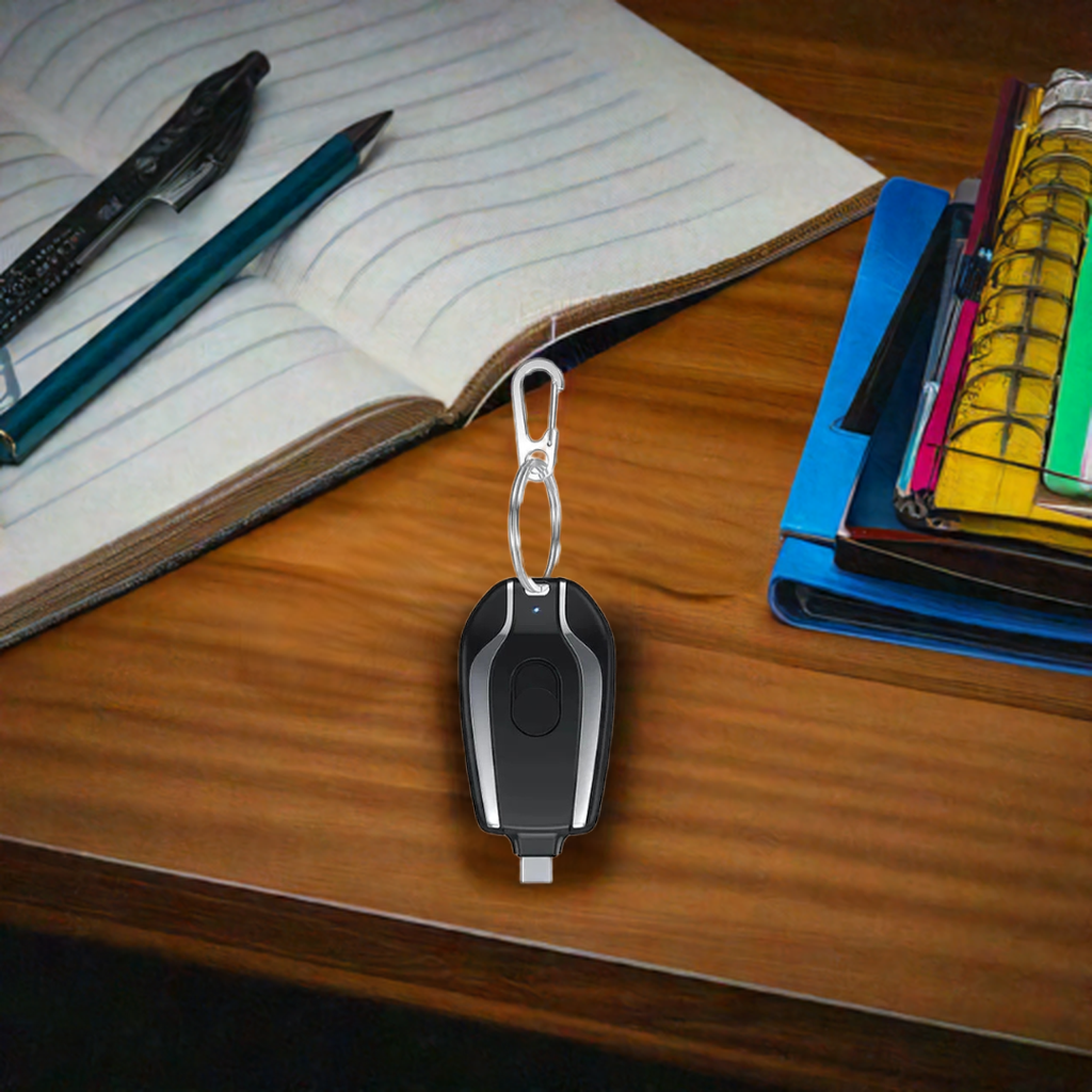 Carregador de Celular Portatil Estilo Chaveiro - para Android e Iphone