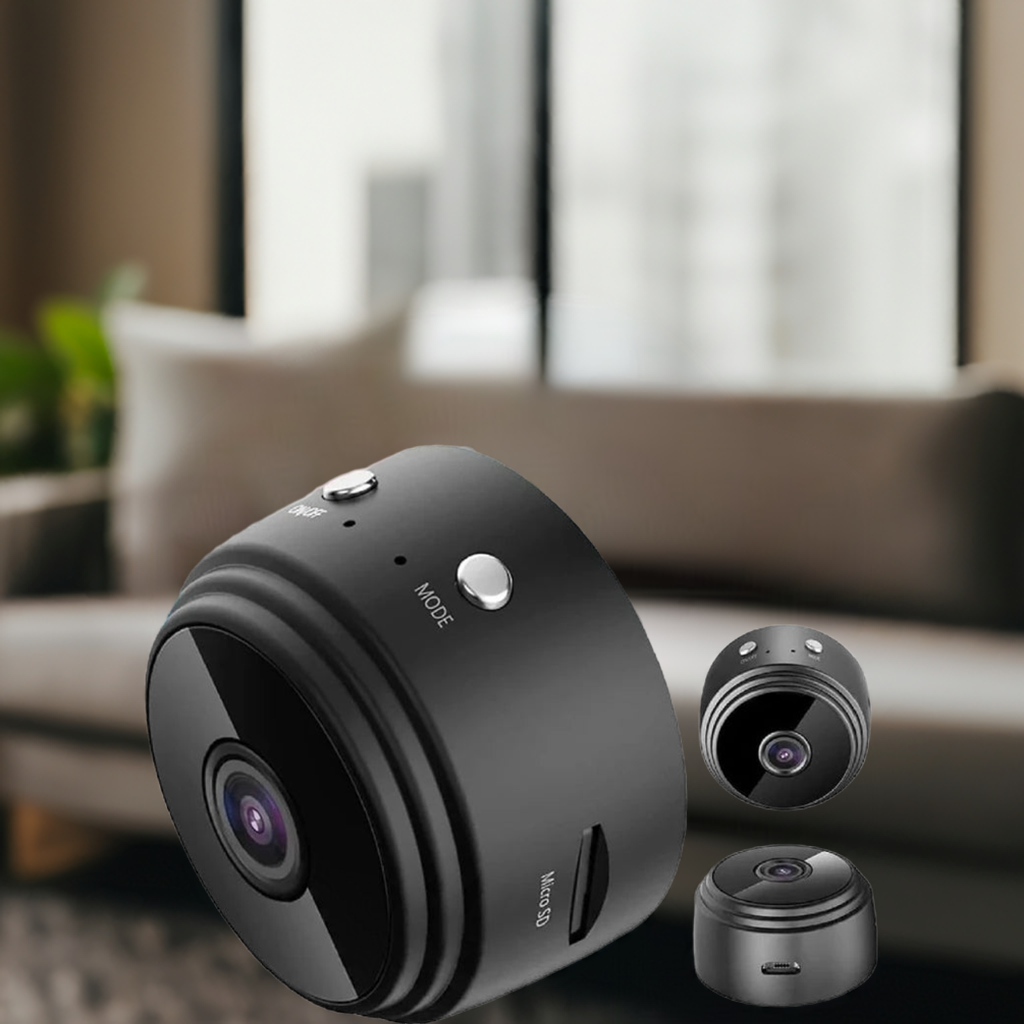 Mini Câmera, Sem fio, com Visao Noturna para Vigilancia e Monitoramento com Seguranca e Praticidade