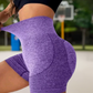 Short Feminino: Academia, Corrida, Treino - Cor Roxo, Tamanho Único ajusta ao corpo