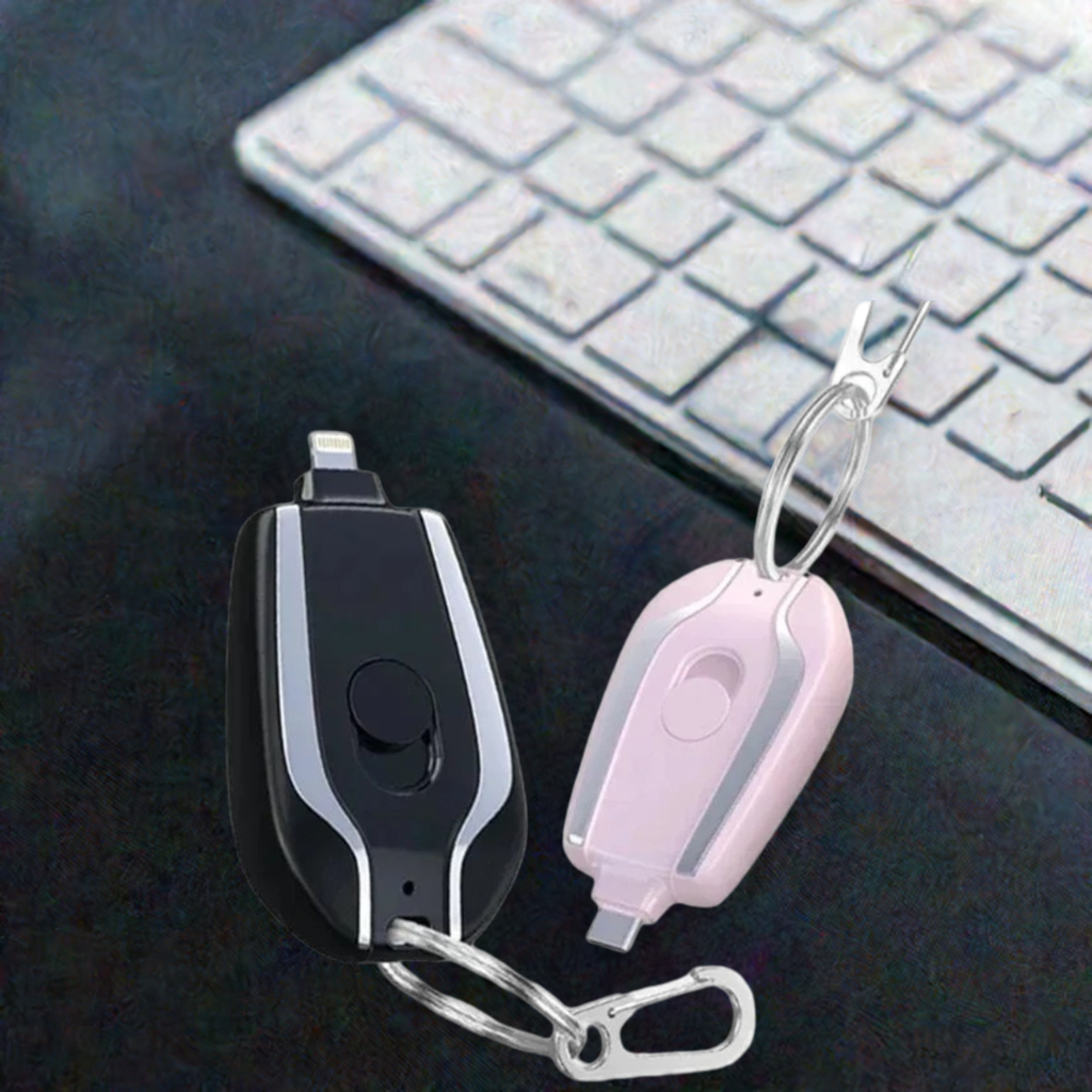 Carregador de Celular Portatil Estilo Chaveiro - para Android e Iphone