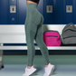Calça Legging Feminina: Academia, Corrida, Treino - Cor Verde, Tamanho único ajusta ao corpo