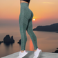 Calça Legging Feminina: Academia, Corrida, Treino - Cor Verde, Tamanho único ajusta ao corpo