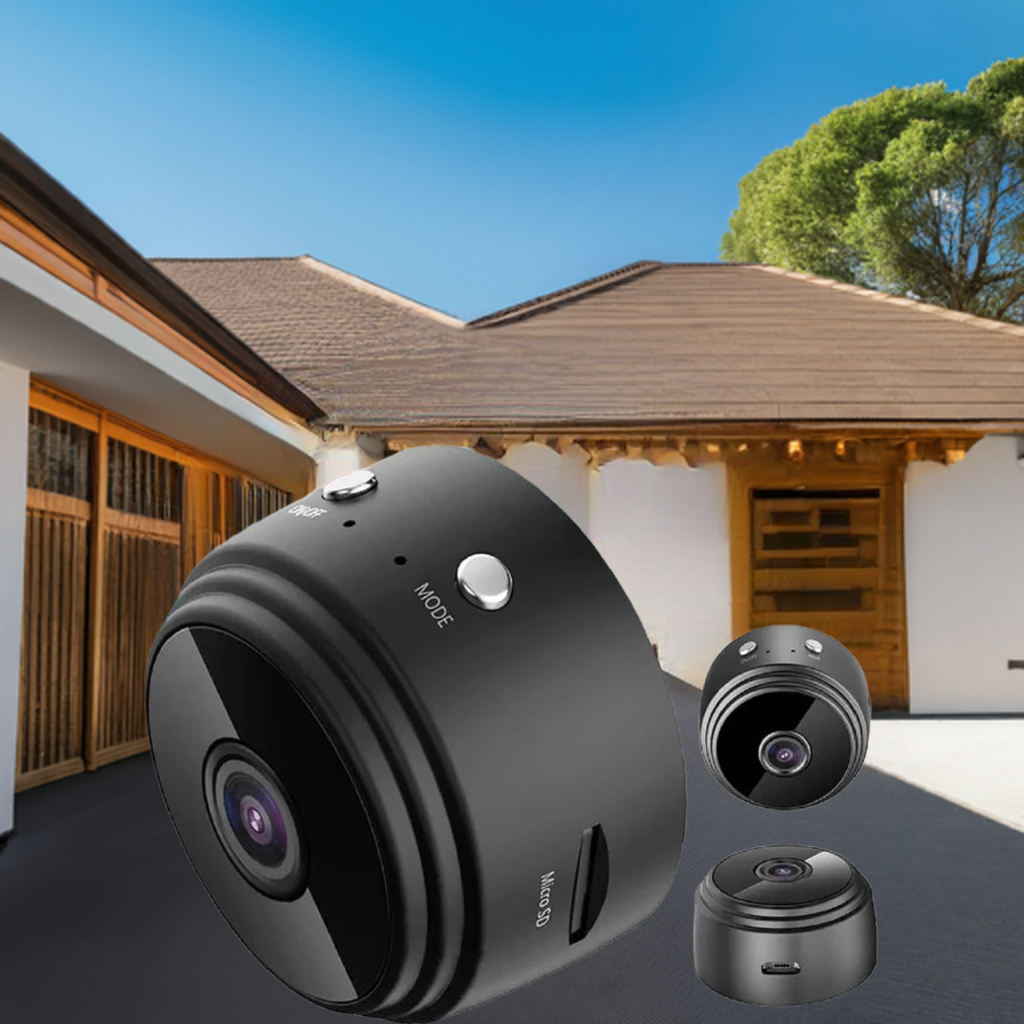 Mini Câmera, Sem fio, com Visao Noturna para Vigilancia e Monitoramento com Seguranca e Praticidade