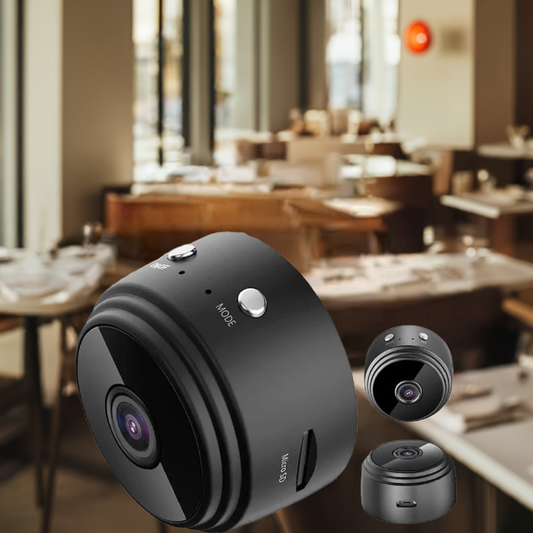 Mini Câmera, Sem fio, com Visao Noturna para Vigilancia e Monitoramento com Seguranca e Praticidade