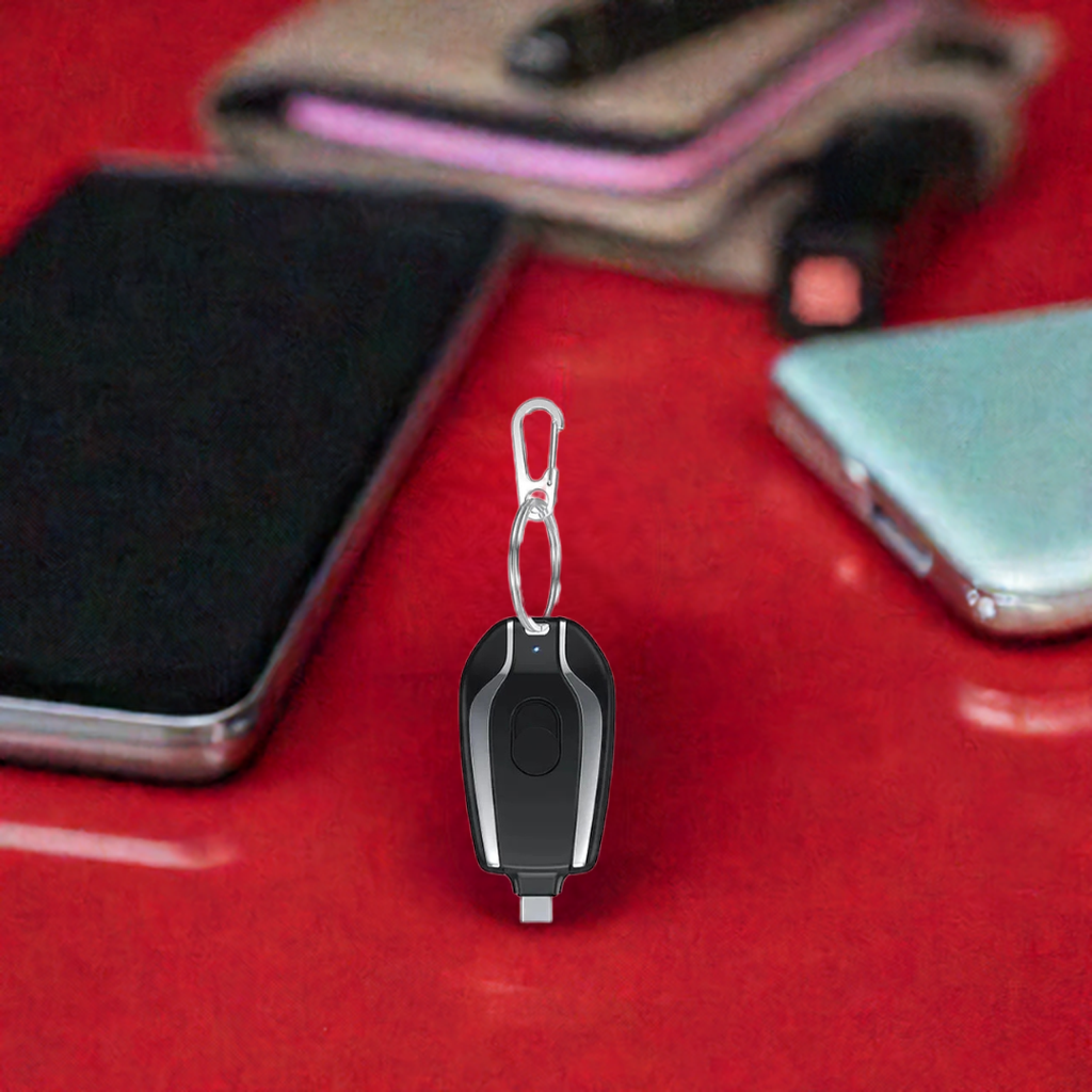 Carregador de Celular Portatil Estilo Chaveiro - para Android e Iphone