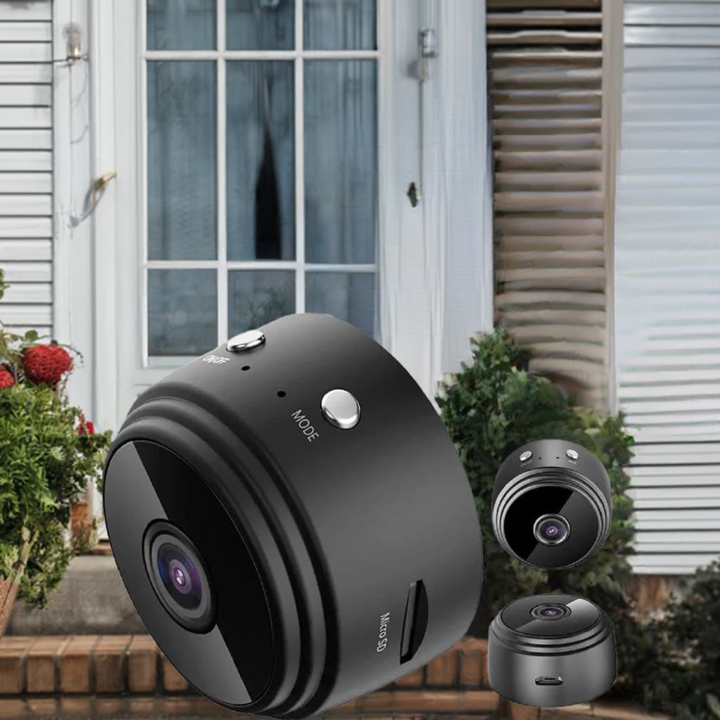 Mini Câmera, Sem fio, com Visao Noturna para Vigilancia e Monitoramento com Seguranca e Praticidade